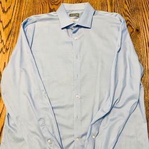 Michael Kors Slim Fit Airsoft Stretch Dress Shirt